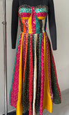 Rani Multicolor Brocade Corset Anarkali