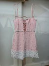 Blush Pearl Embellished Corset Dress