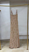 Champagne Stardust Pearl Gown