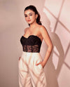Cianna lacey corset top