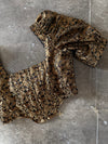 Kaala khatta silk corset