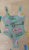 Ciao Bella Beaded Swimwear
