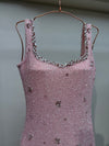 Rose Beaded Long Dress