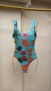 Tropical Beaded Ocean One Piece swimwear