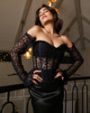 Eleonara lacey Corset Top and Skirt