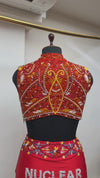 Nuclear Baddie Butterfly Beaded Top