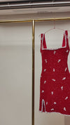 Cherry Drip 🍒 Beaded Dress