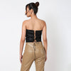 Adrian Black Corset Top