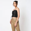 Adrian Black Corset Top