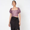 Purple Pineapple Lacey Corset With Sleeves