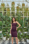 ALAYA VELVET SATIN CORSET TOP AND SKIRT