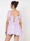 Lilac Gudiya Organza Mini Dress