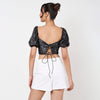 Black Lacey Corset Top