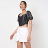 Black Lacey Corset Top