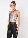 Alexa Leather Corset Top