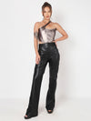 Alexa Leather Corset Top