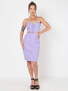 Pastel Buttercup Purple Corset Dress